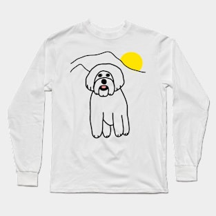 Lhasho, the Tibetan Terrier Long Sleeve T-Shirt